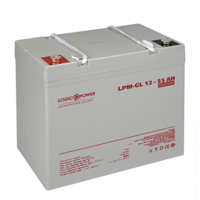 Аккумулятор гелевый LPM-GL 12V - 55 Ah