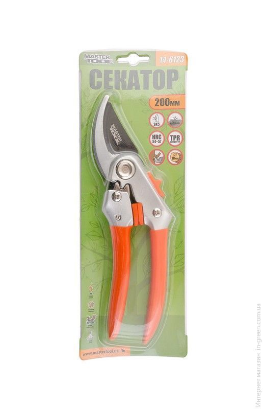 Секатор садовий MASTERTOOL 14-6123