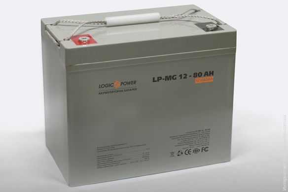 Гелевый аккумулятор LogicPower LP-MG 12-80 AH