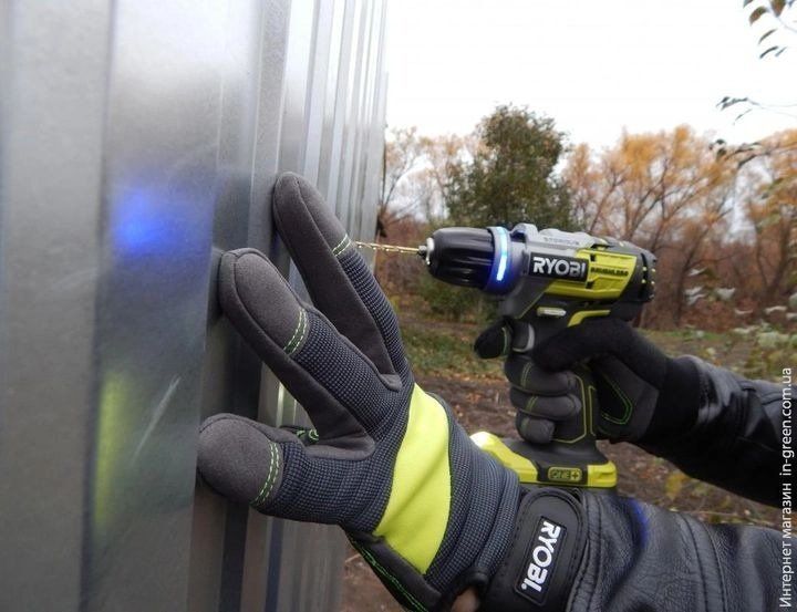 Рукавички робочі RYOBI RAC811M, вологозахист, р. М