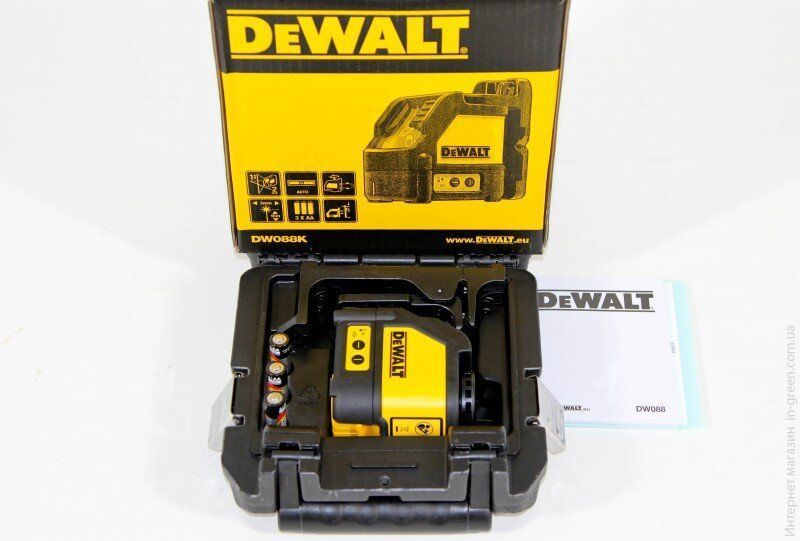 Лазерний нівелір DEWALT DW088K