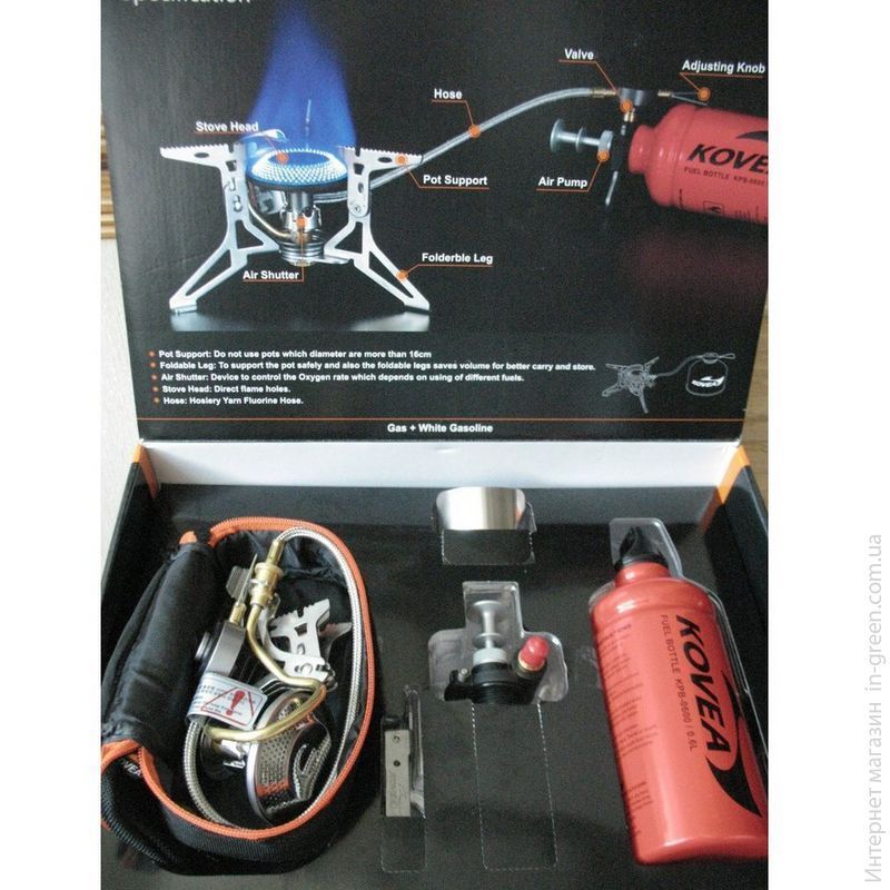 Мультитопливная горелка KOVEA BOOSTER DUAL MAX KB-N0810 (8806372095123)