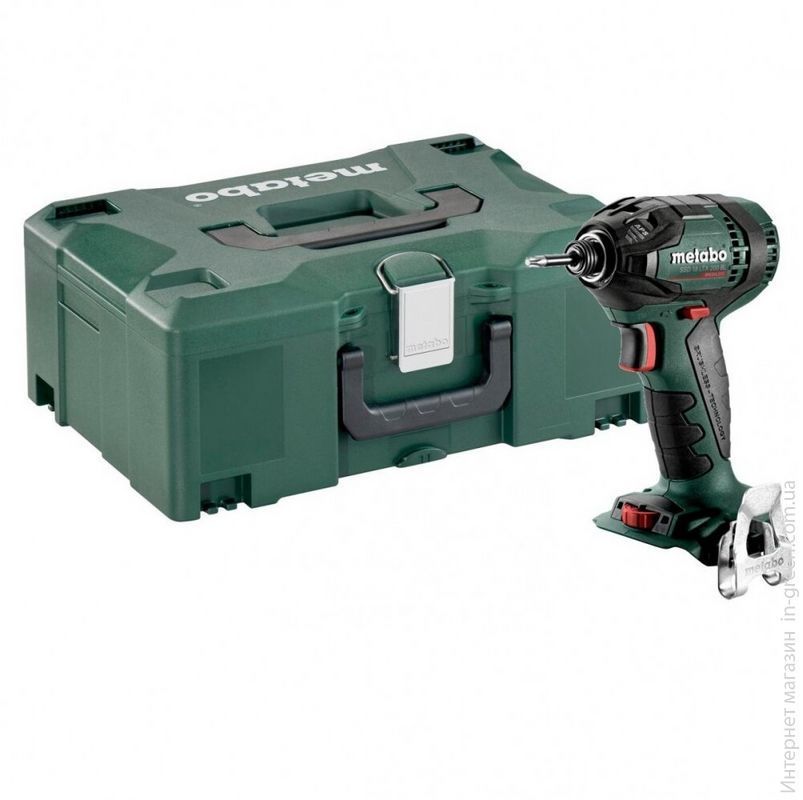Акумуляторний ударний гайкокрут Metabo SSD 18 LTX 200 BL Каркас + MetaLoc