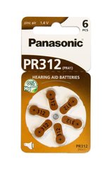 Батарейка Panasonic PR-312 BLI 6