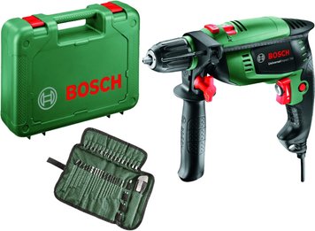 Дриль ударна BOSCH UniversalImpact 700 + 39 насадок (060313100A)