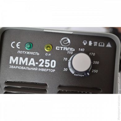 Зварювальний інвертор Сталь ММА-250 (69782)