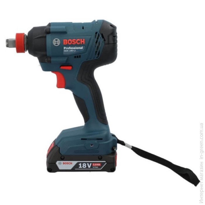 Аккумуляторный ударный гайковерт Bosch GDX 180-Li (06019G5223)