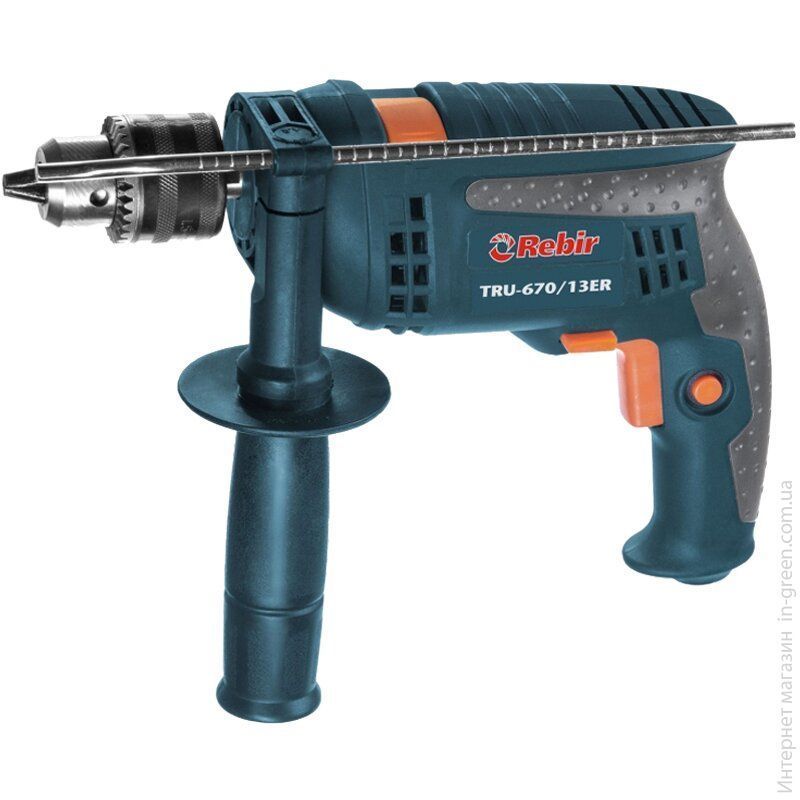 Дрель ударная REBIR TRU-670/13ER