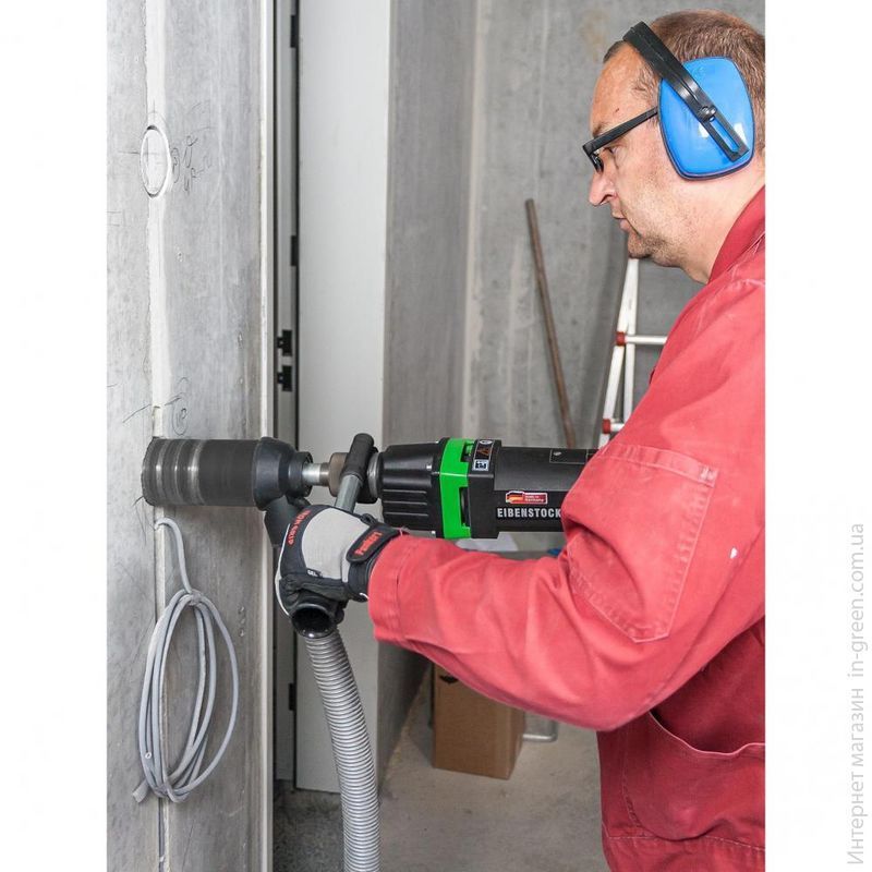 Дрель с микроударом для сухого сверления алмазными коронками Eibenstock ESD 1801 (03217000)