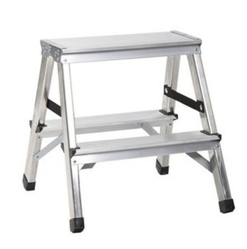 Двухсторонняя алюминиевая стремянка VIRASTAR Step Stool 2x2 ступеней, 125кг