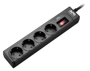 Фильтр APC Essential SurgeArrest 4 outlets, Black