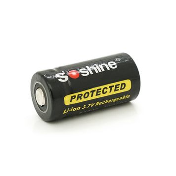 Акумулятор 16340/CR123 Li-Ion Soshine 16340P-3.7-700 Protected