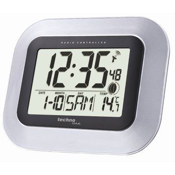 Годинник настінний Technoline WS8005 Silver/Black