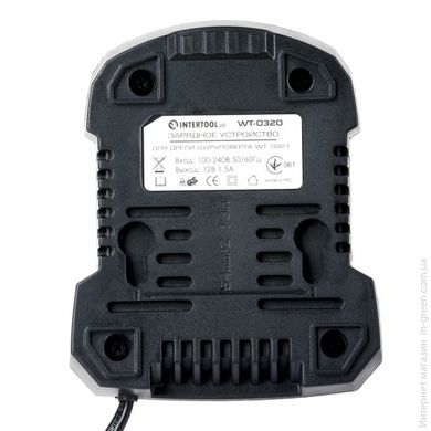 Пристрій зарядний для дрилі-шурупокрута INTERTOOL WT-0320