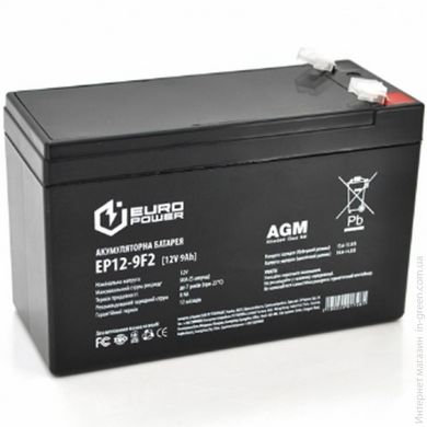 Акумуляторна батарея AGM EUROPOWER ЕP12-9F2