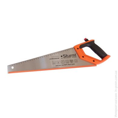Ножовка по дереву с карандашом STURM 500мм, 3-х гран. Заточка 1060-11-5011
