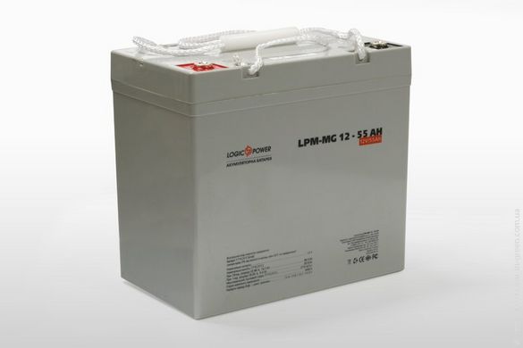 Гелевый аккумулятор LogicPower LPM-MG 12-55 AH