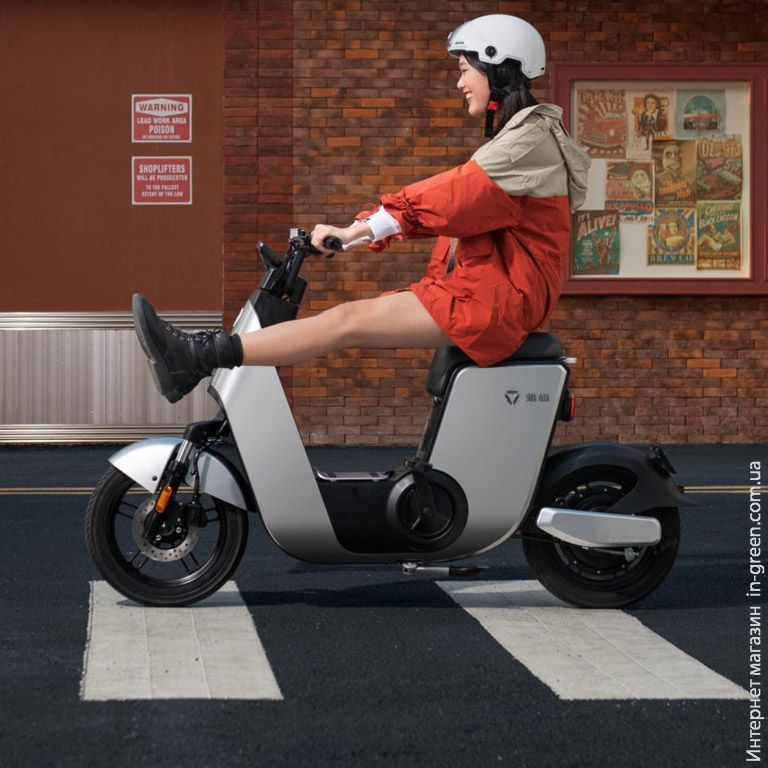 Електроскутер YADEA V7 600W, 48V20AH lithium, Сірий