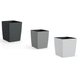 Горщик для квітів Plastkon ELIOT Stone 30x30 см антрацит Фото 4 з 5