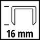 Скоби до степлеру Einhell 5.7х16 мм 3000 шт (4137855) Фото 4 з 4