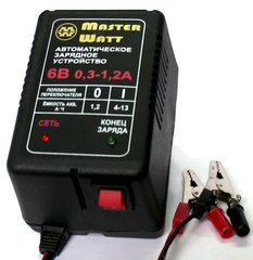 Автоматичний зарядний пристрій MASTER WATT 0,3-1,2 6В мото