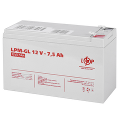 Аккумулятор гелевий LPM-GL 12V - 7.5 Ah