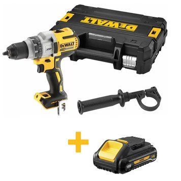 Бесщёточная дрель-шуруповерт аккумуляторная в кейсе DeWALT DCD991NT+DCB187