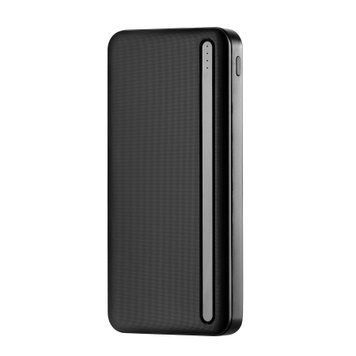Аккумулятор портативный литий-ионный Power Bank 2E Slim 10000мА&middot;год (2E-PB1005-BLACK)