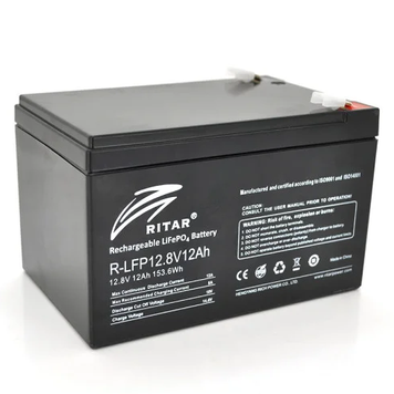 Акумуляторна батарея Ritar LiFePO4 12,8V 12Ah 153,6Wh
