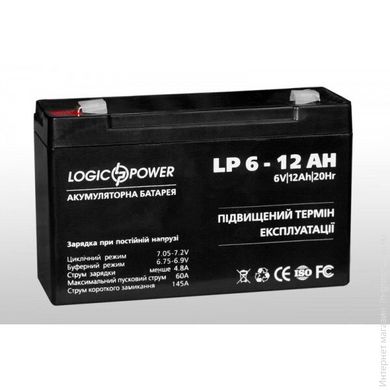 Свинцево-кислотний акумулятор LOGICPOWER LPM 6-12 AH