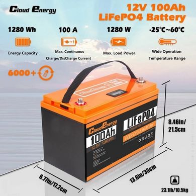 Аккумулятор Cloud Energy CL12-100