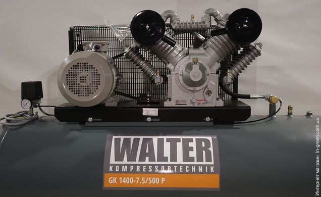 Компрессор поршневий WALTER GK 1400-7,5/500 P