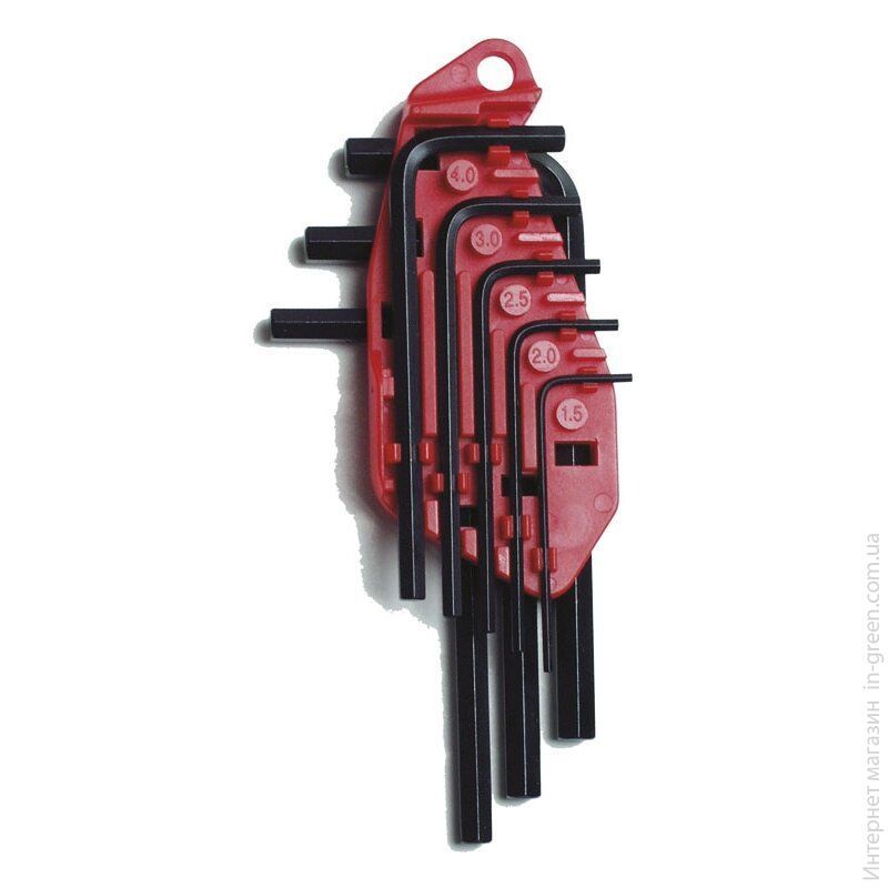 Набір ключей шестигранних STANLEY HEX Grip, 9 шт, метрических. 0-89-904