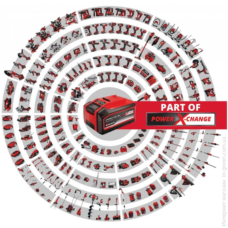 Пила цепная аккумуляторная Einhell GE-LC 18/25 Li Kit 4 Ah (4501761K)