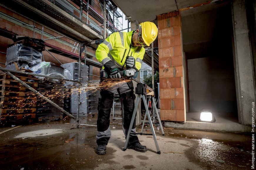 Аккумуляторная угловая шлифовальная машина METABO W 18 L BL 9-125 (body in metaBOX 165 L)