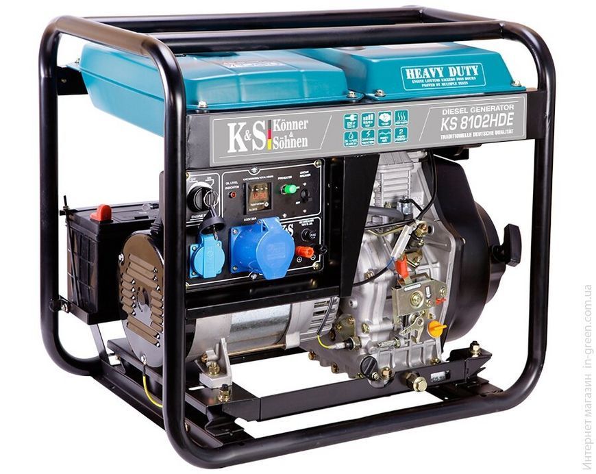 Дизельный генератор KONNER&SOHNEN KS 8102HDE (EURO II)