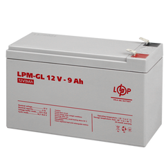 Акумулятор гелевий LPM-GL 12V - 9 Ah