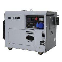 Дизельний генератор HYUNDAI DHY 8000SE