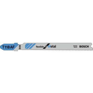 5 лобзиковых пилок BOSCH T 118 AF, BIM (2608634505)