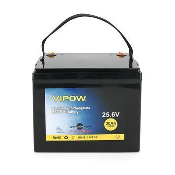 Аккумуляторная батарея Vipow LiFePO4 25,6V 30Ah