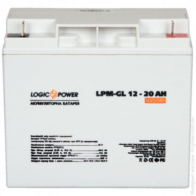 Гелевый аккумулятор LOGICPOWER LPM-GL 12 - 20 AH