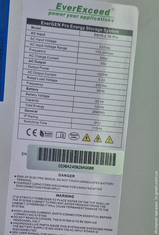 Система All-in-One EverExceed EG2K-5.1E Pro