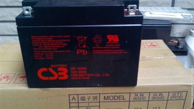 Аккумуляторная батарея CSB GP12260