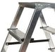Двостороння алюмінієва драбина VIRASTAR Step Stool 2x3 сходинок, 125 кг Фото 5 з 6