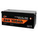 Аккумулятор LP LiFePO4 24V (25,6V) - 100 Ah (2560Wh) (Smart BMS 100А) з BT пластик для ИБП Фото 3 из 6