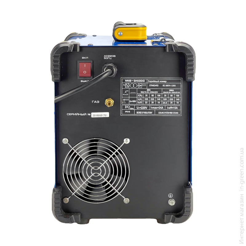 Сварочный полуавтомат ИСКРА Профи 340 DC MIG Cobalt