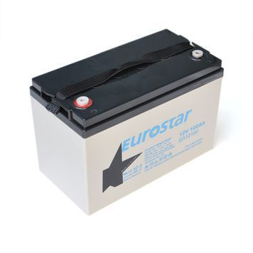 Аккумуляторная батарея AGM EUROSTAR EA12100 12V 100Ah Gray Case
