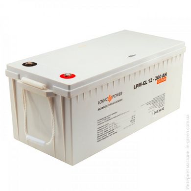 Гелевый аккумулятор LOGICPOWER LPM-GL 12 - 200 AH