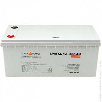 Гелевий акумулятор LOGICPOWER LPM-GL 12 - 200 AH