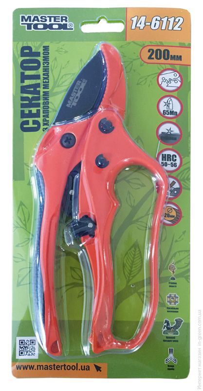 Секатор садовий MASTERTOOL 14-6112